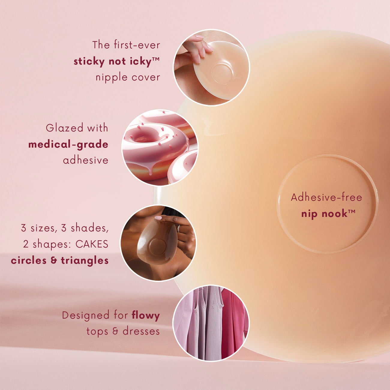 Sticky CAKES™ circles